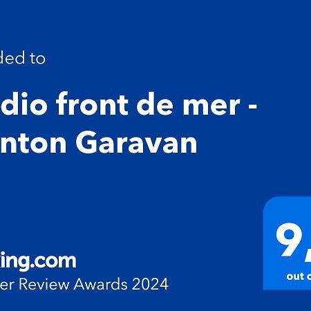 Studio Front De Mer - Menton Garavan Exteriér fotografie