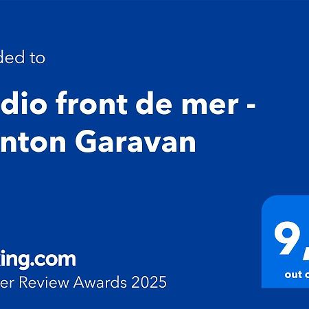 Studio Front De Mer - Menton Garavan Exteriér fotografie