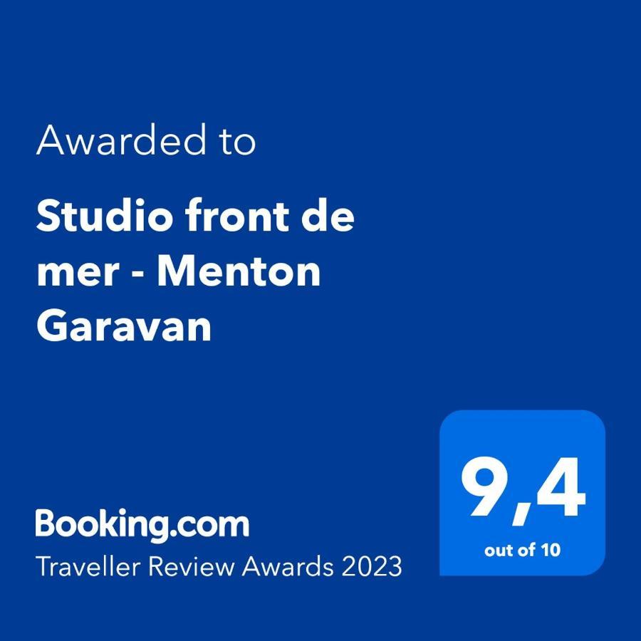 Studio Front De Mer - Menton Garavan Exteriér fotografie