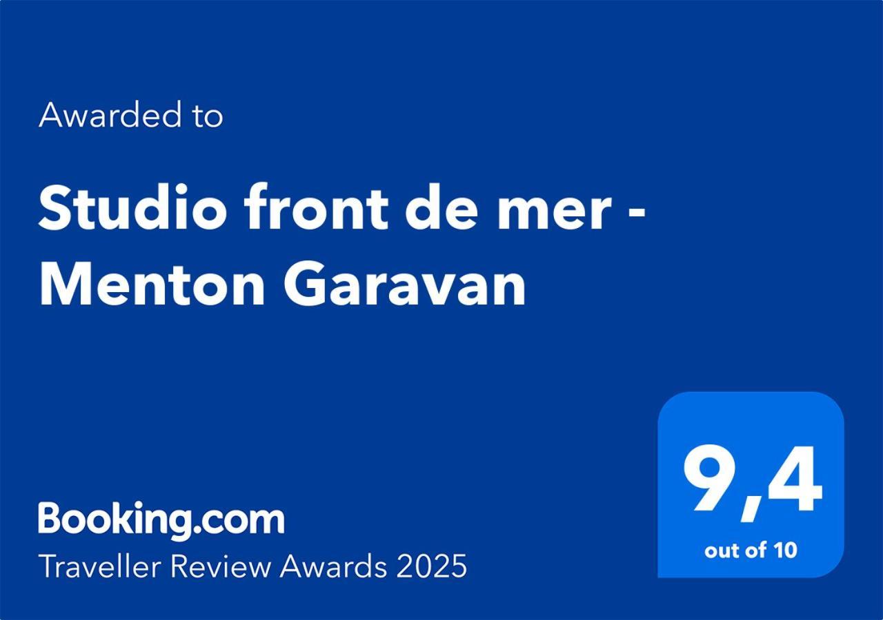 Studio Front De Mer - Menton Garavan Exteriér fotografie